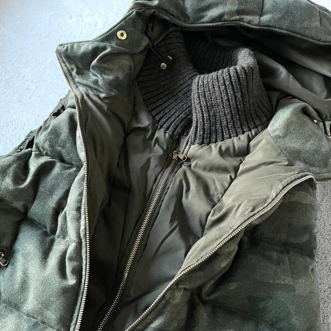 良品・鑑定済★タトラス　Rライン　ダウンベスト　迷彩　レディース　02