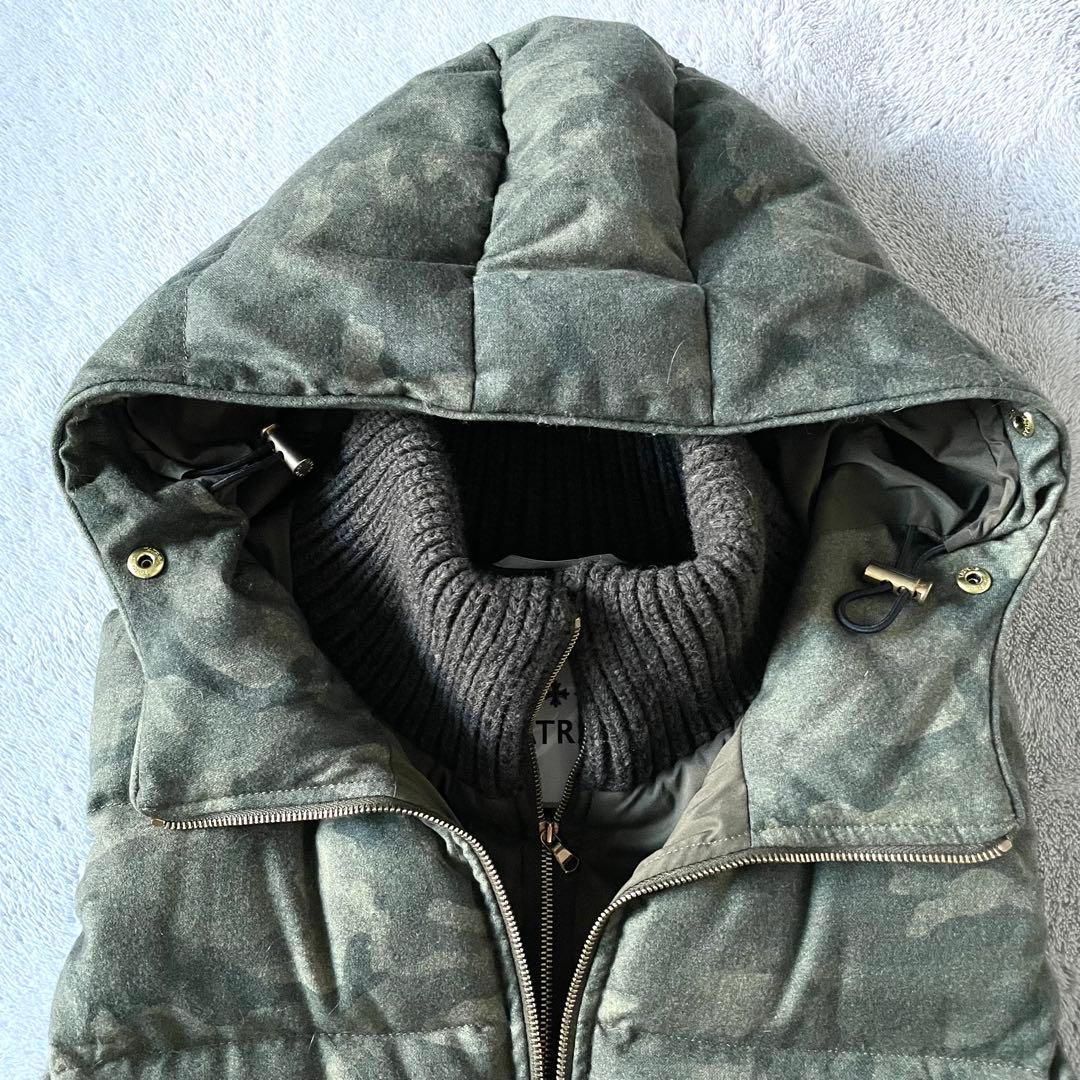 良品・鑑定済★タトラス　Rライン　ダウンベスト　迷彩　レディース　02