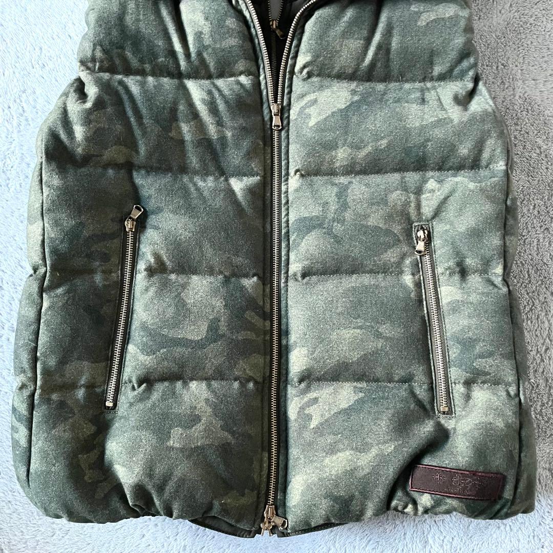 良品・鑑定済★タトラス　Rライン　ダウンベスト　迷彩　レディース　02