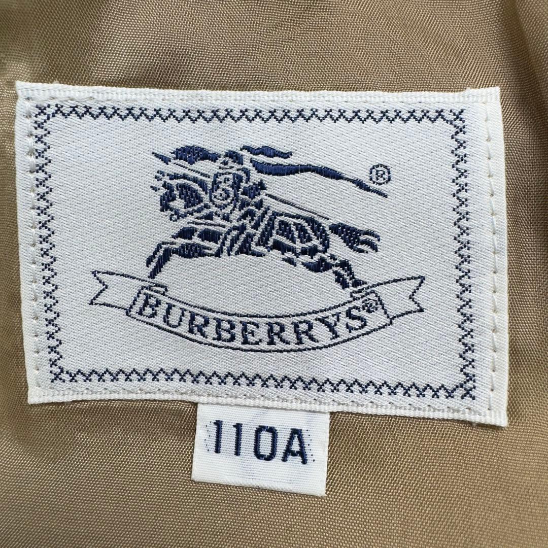 【美品】バーバリー セレモニー 3点 セットアップ リボン付 金ボタン 110