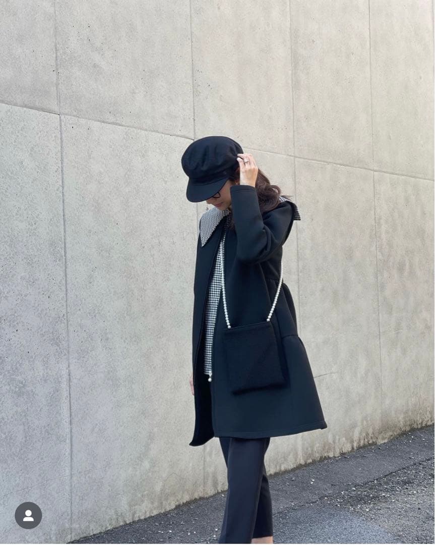 フルール 木本泉　2wayティアードジレコート　美品　パール　学校行事　お受験