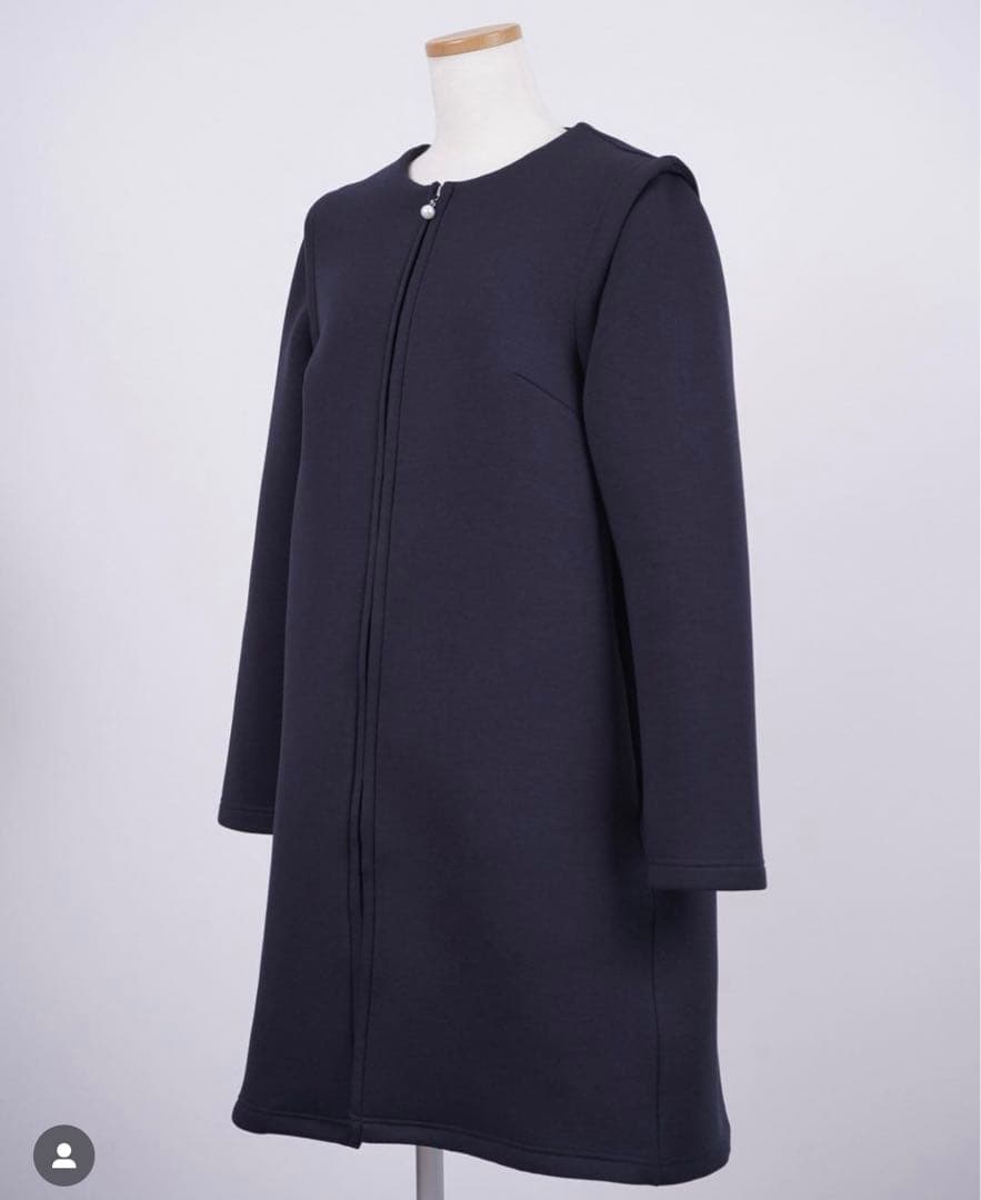 フルール 木本泉　2wayティアードジレコート　美品　パール　学校行事　お受験