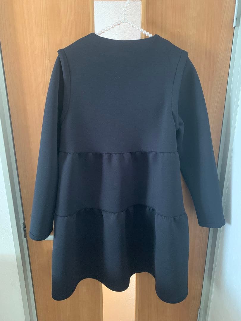 フルール 木本泉　2wayティアードジレコート　美品　パール　学校行事　お受験