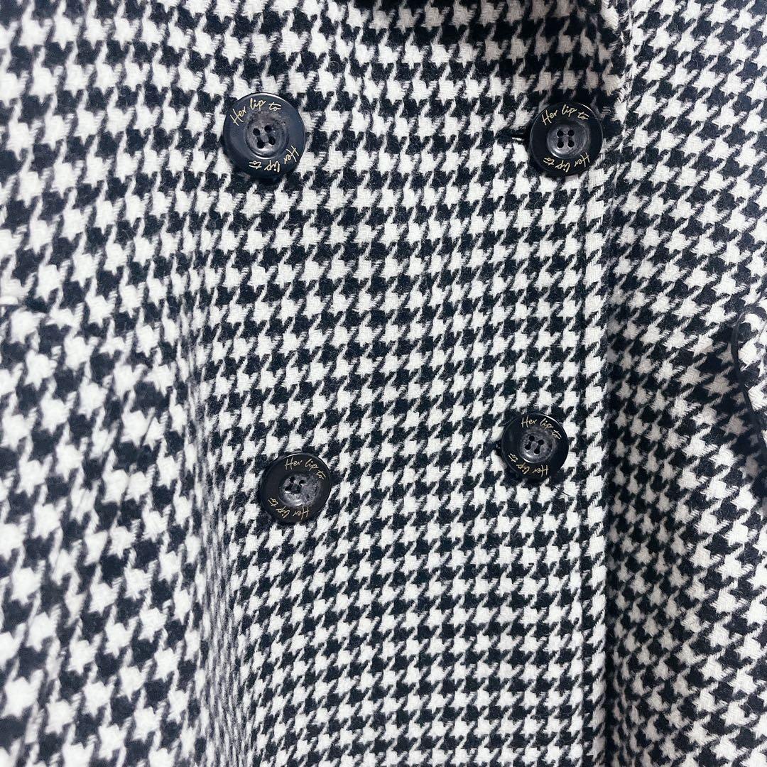【美品♡即日発送】 herlipto パーリップトゥ　コート　千鳥格子