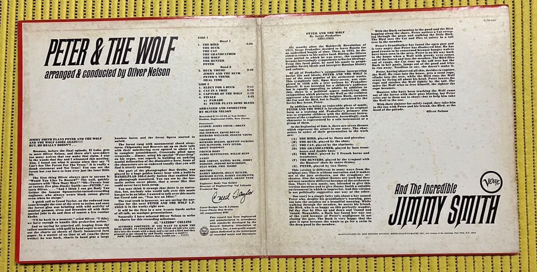 洋楽 PETER & THE WOLF JIMMY SMITH VAN GELDER