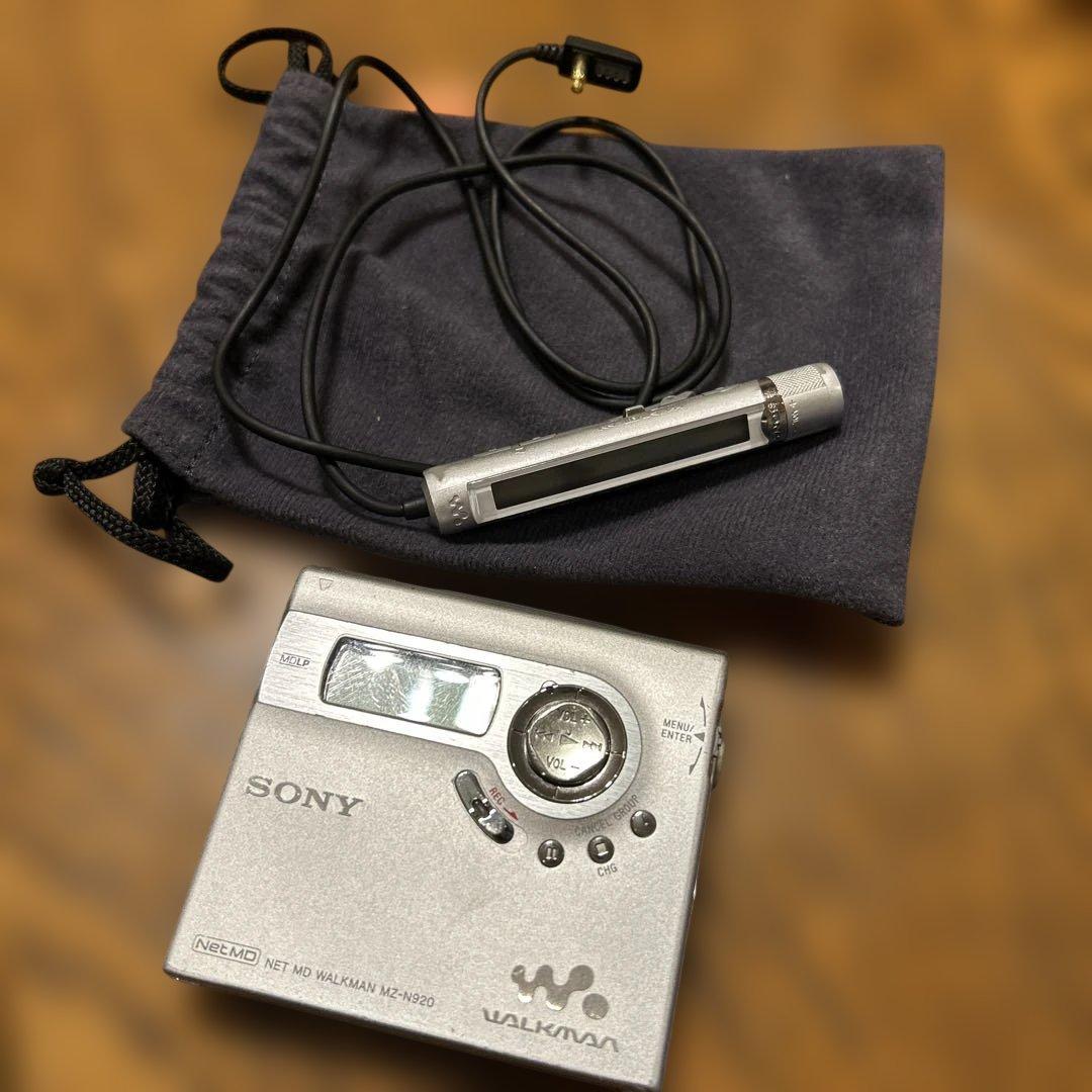 ウォークマン SONY MZ-N920 ポータブルMDプレーヤー