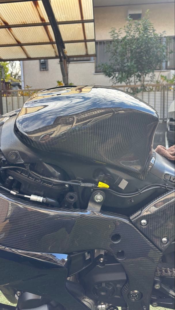 zx10r 2021〜 タンクカバー カーボン