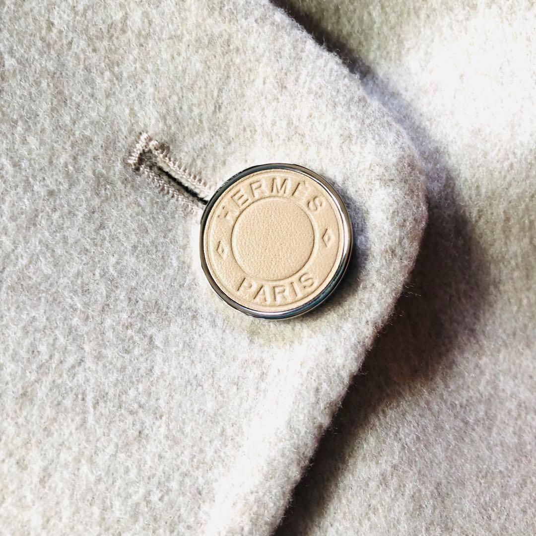 61万✨24年 未使用 エルメス ダブルフェイスジレ カシミヤ100% ベージュ