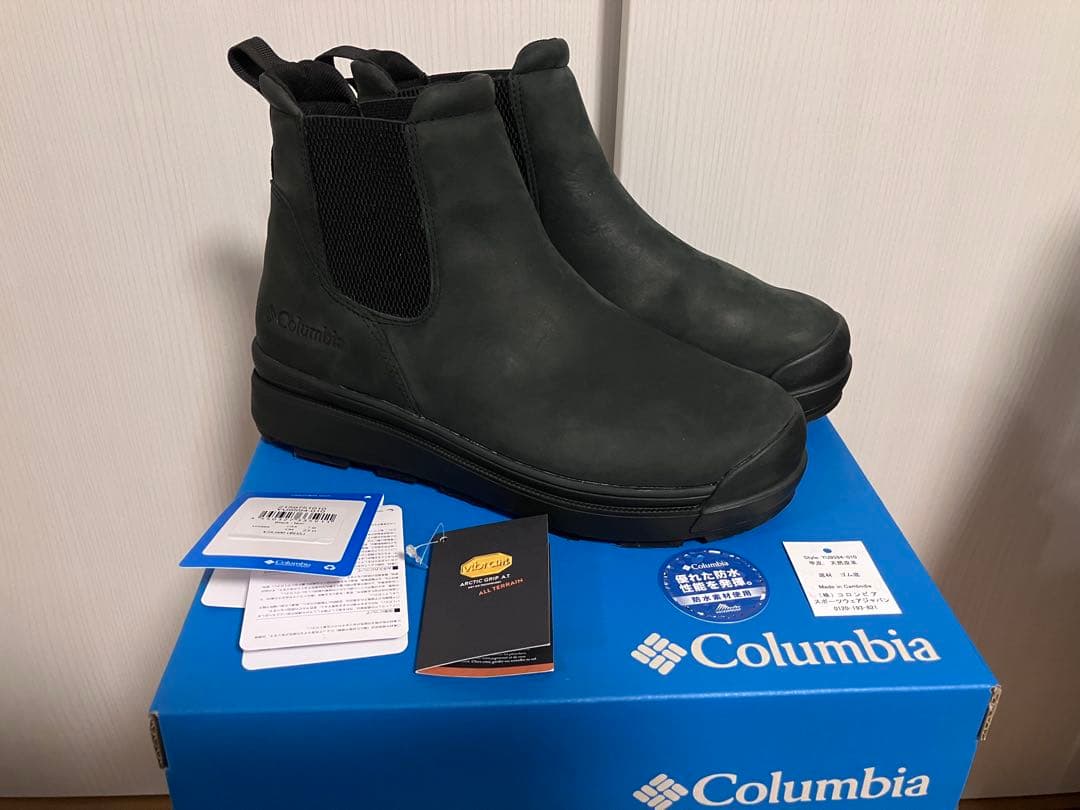 Colombia サイドゴアブーツ　サップランドフォーラックス　ブラック　本革