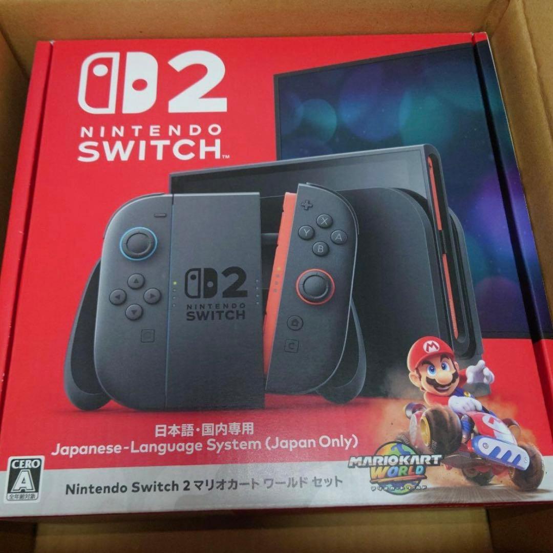 (新品未使用)Nintendo Switch2 本体 マリオカートワールド同梱版
