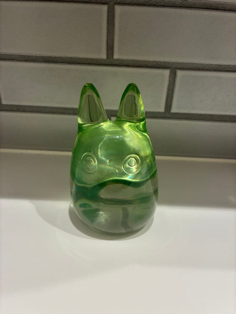 スタジオジブリ 小トトロ ガラス置物（大）