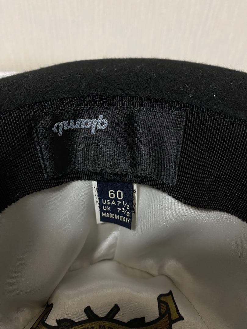 glamb グラム　リボン　中折れハット　イタリア製　ウール　ボルサリーノ　60