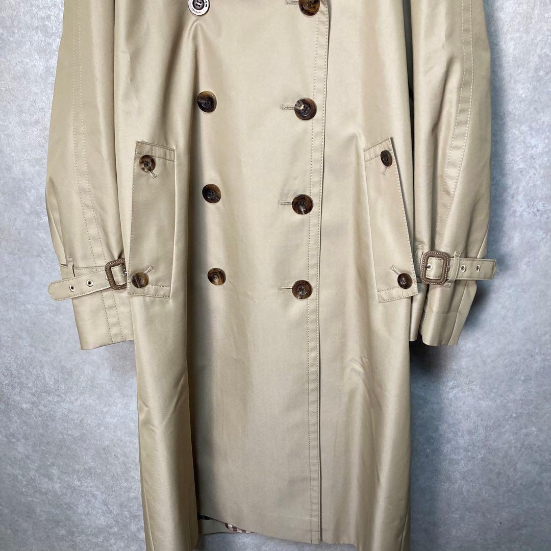 【美品】アクアスキュータム　　トレンチコート　ブルーライナー付　8