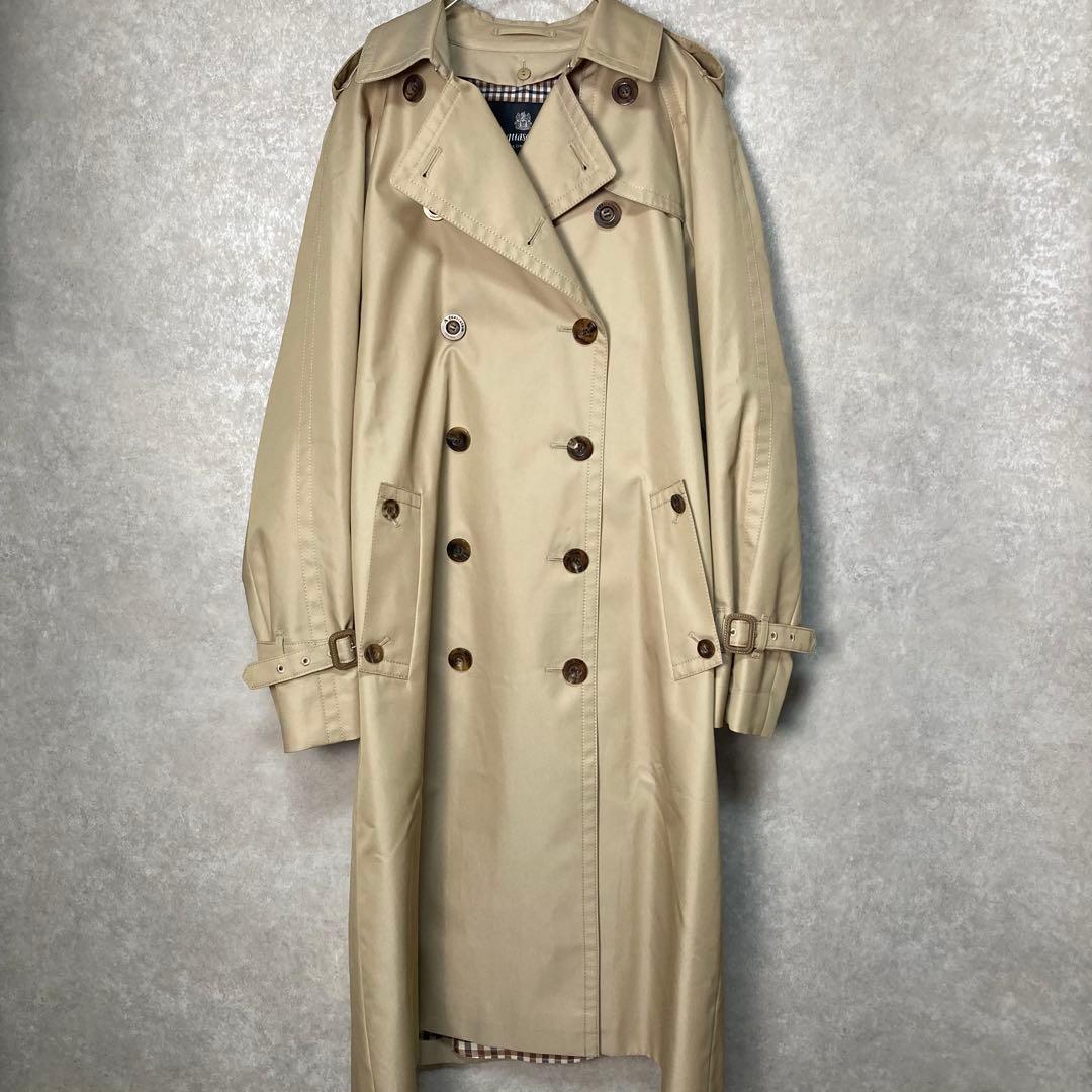 【美品】アクアスキュータム　　トレンチコート　ブルーライナー付　8
