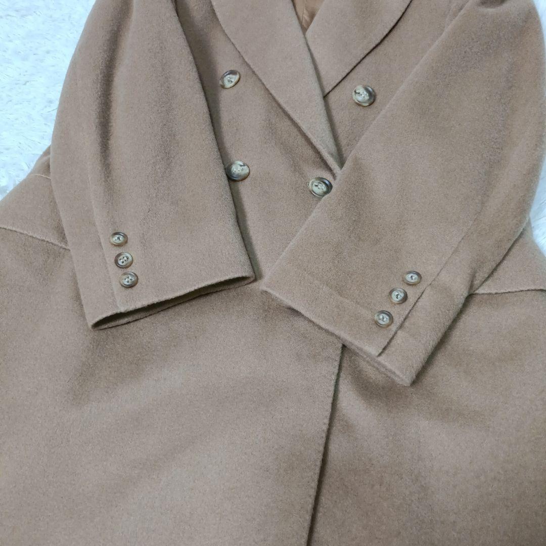 美品■Burberrys カシミヤ100% ダブル チェスターコート XLサイズ