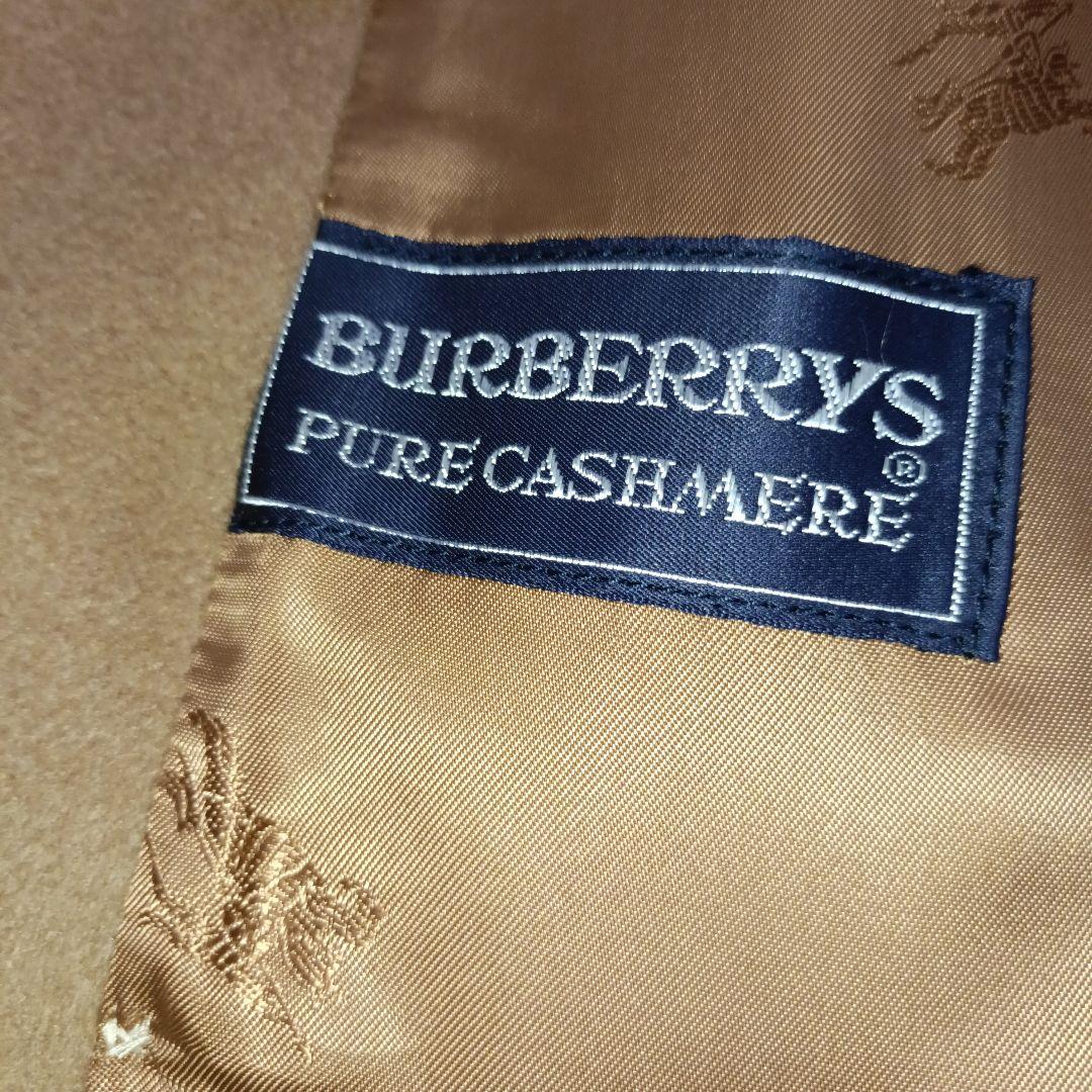 美品■Burberrys カシミヤ100% ダブル チェスターコート XLサイズ