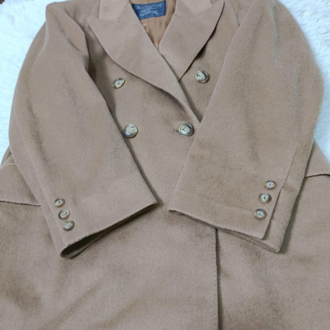 美品■Burberrys カシミヤ100% ダブル チェスターコート XLサイズ