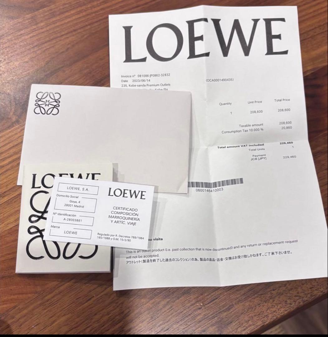 【ぽむ】美品 LOEWE パズルバッグ ワンショルダー