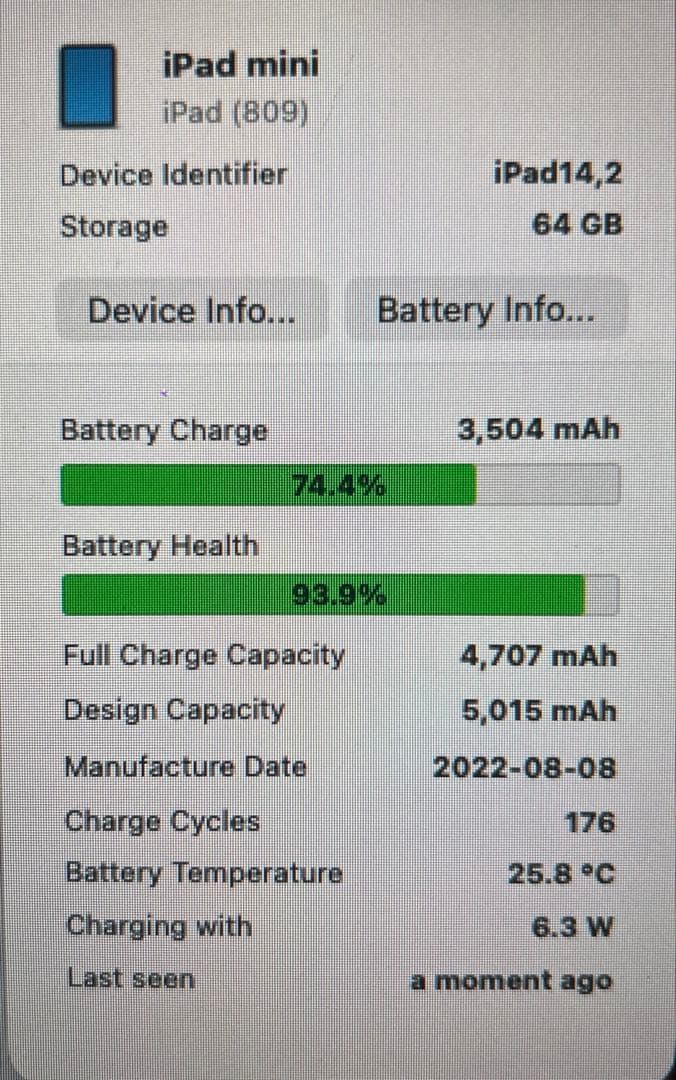 h*7様 iPad mini6 セルラー 64GB パープル