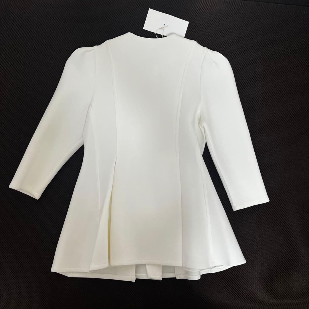 ジャケット・アウター laubeblanc Double Knit Peplum Jacket