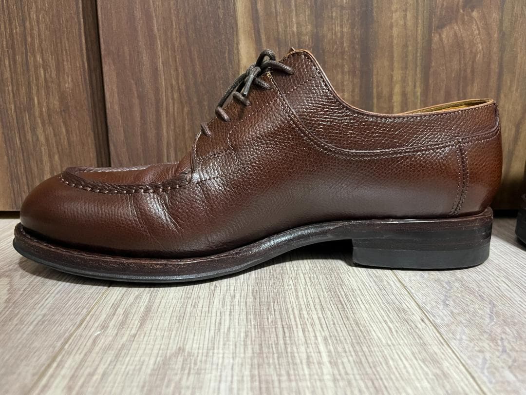 最終価格【ジャランスリワヤ】シボ革 Uチップシューズ グリーンレーベル別注