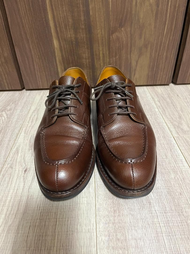 最終価格【ジャランスリワヤ】シボ革 Uチップシューズ グリーンレーベル別注