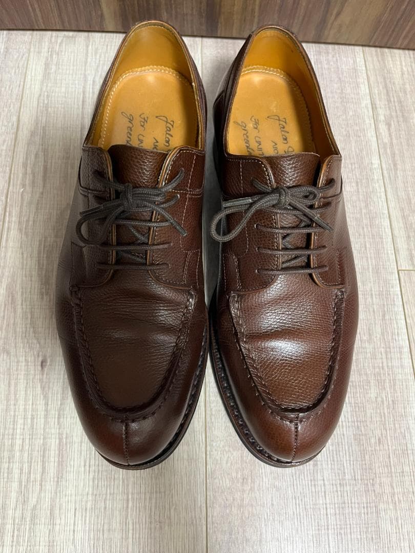 最終価格【ジャランスリワヤ】シボ革 Uチップシューズ グリーンレーベル別注