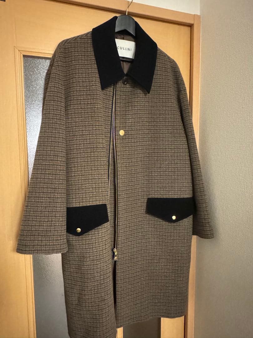 CULLNI STUDIOUS別注 zip check coat