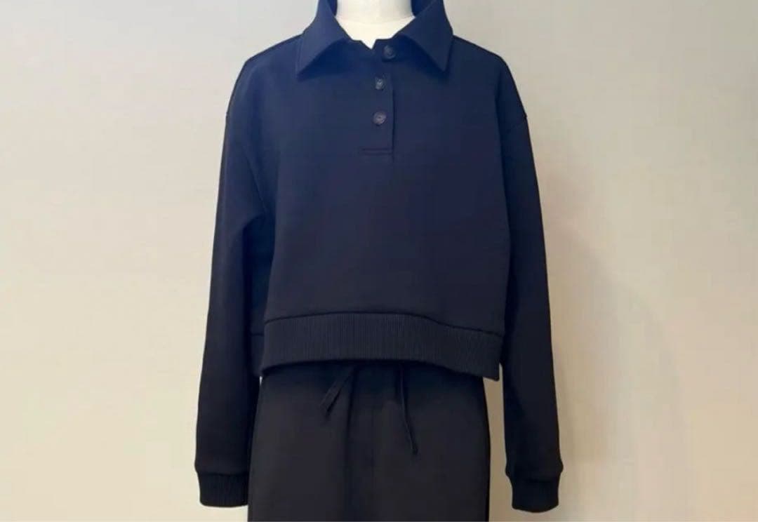 cccmalie スウェットポロ襟トップス シーマリー