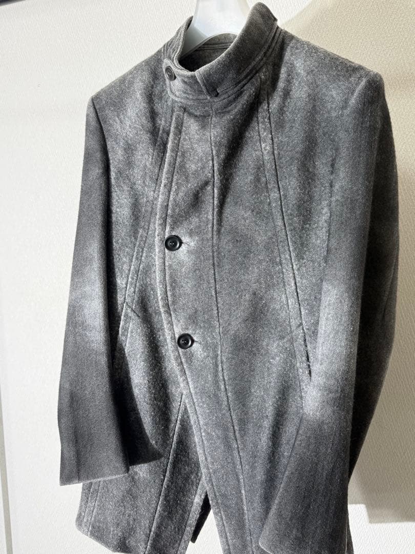 JULIUS ユリウス メルトンウール変形コート