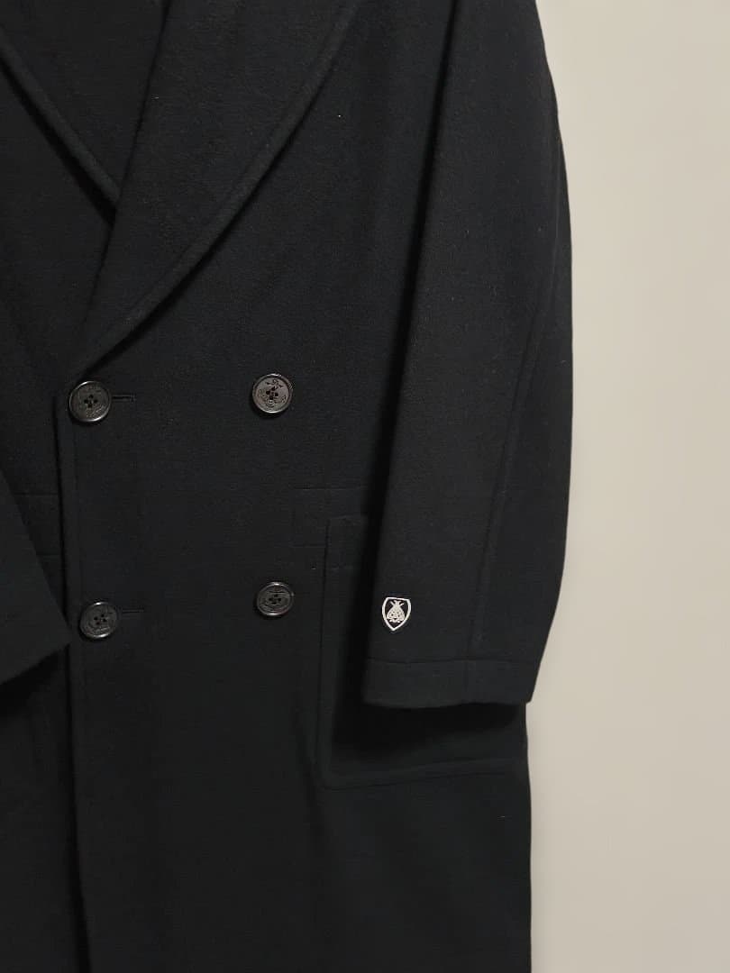 【未使用】ORCIVAL Woolウール ダブルコート 黒