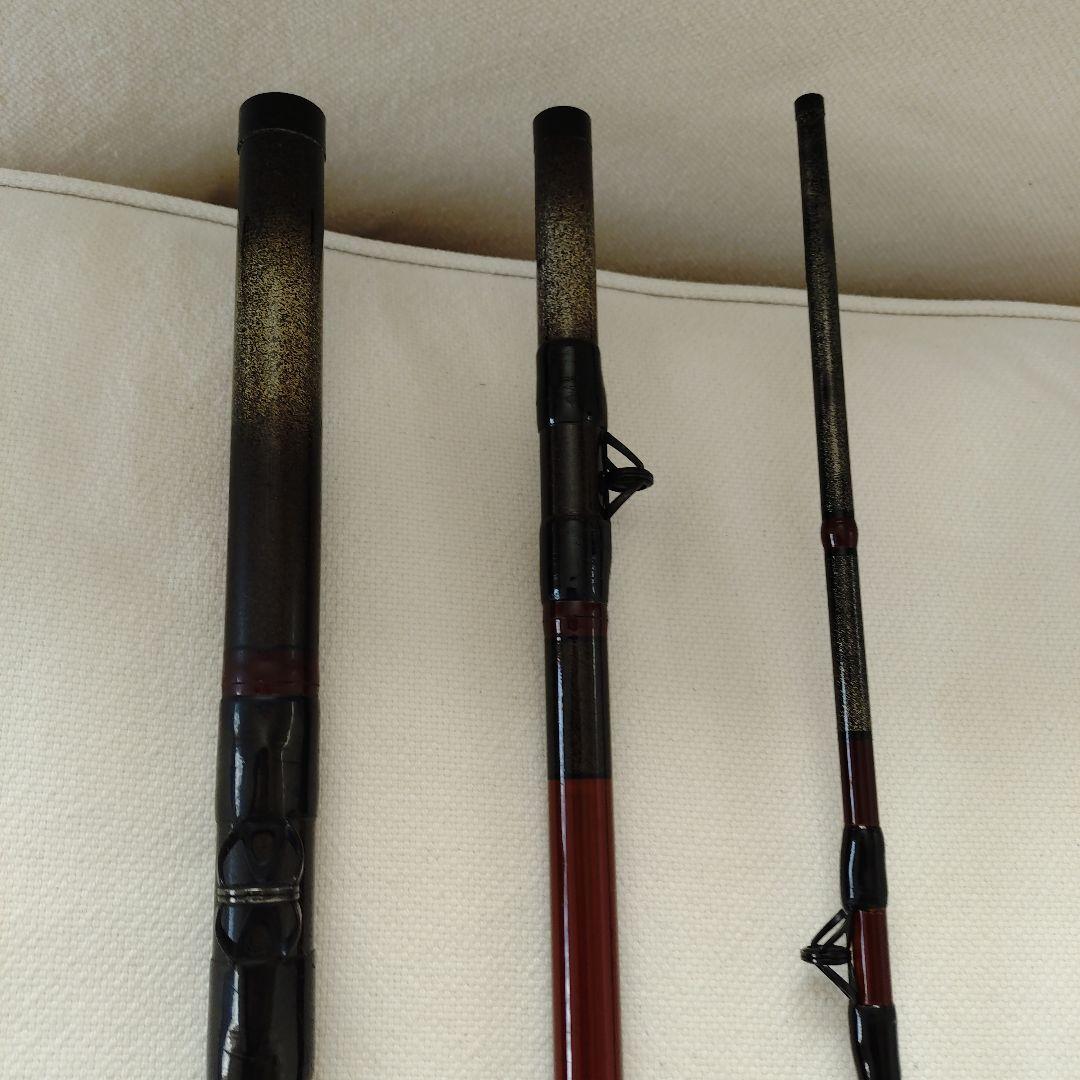 再々値下げしました！！　ダイワ　石鯛竿　初代剛心竿改　五四四 実用品　ウニ通し付