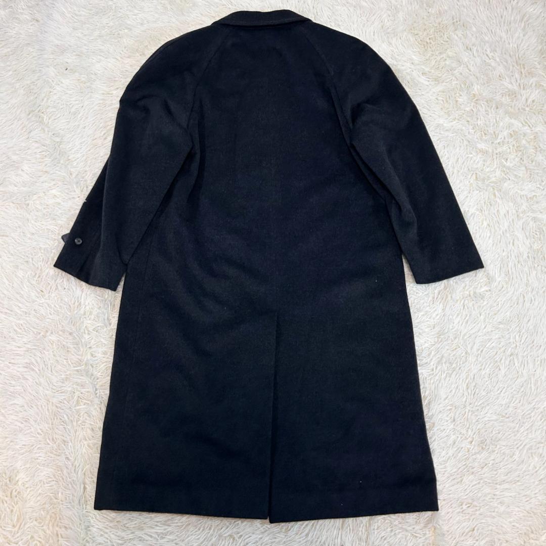 高級　ラルフローレン　ステンカラーコート　ロング丈　ウール　ヴィンテージ　M