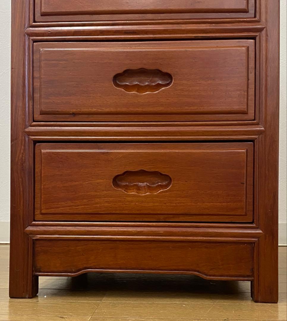 木製 唐木 花梨 チェスト 引き出し タンス インテリア