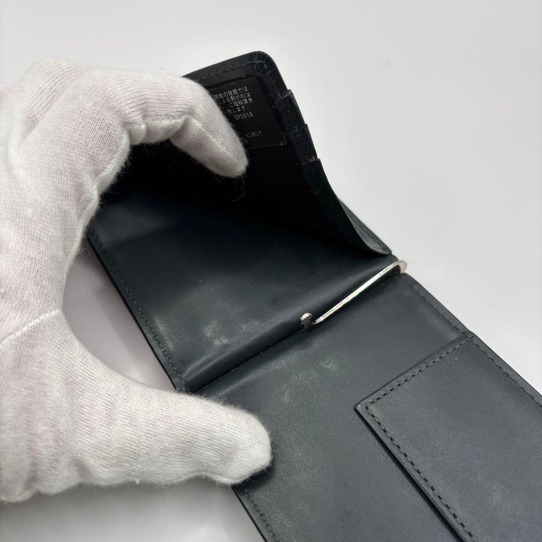paul smith 二つ折り財布　マネークリップ　ブラック　札入れ　小銭入れ