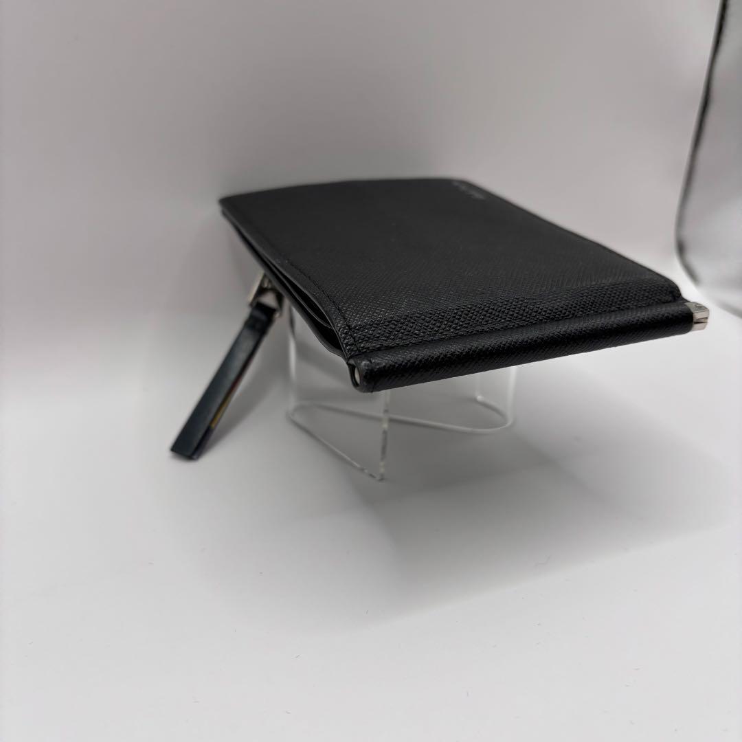 paul smith 二つ折り財布　マネークリップ　ブラック　札入れ　小銭入れ