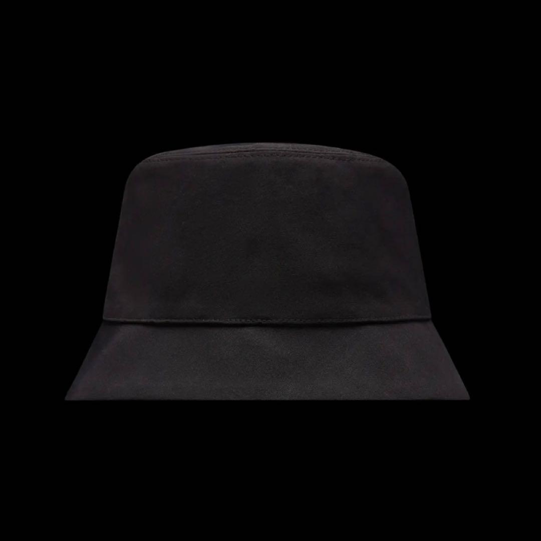 【大人気最終残1】MONCLER モンクレール バケットハット 黒 ブラックS