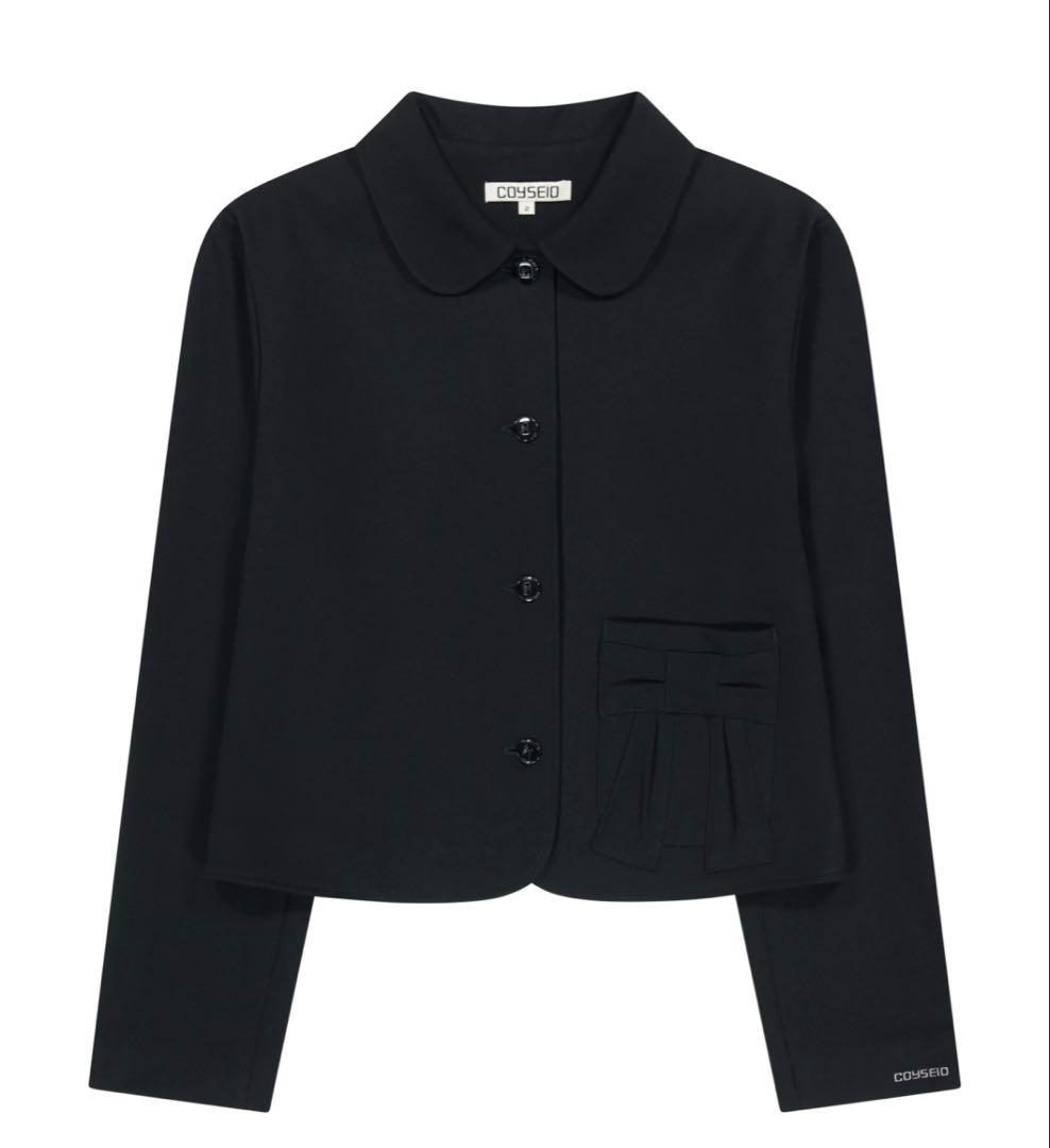 COYSEIO リボンジャケット 黒