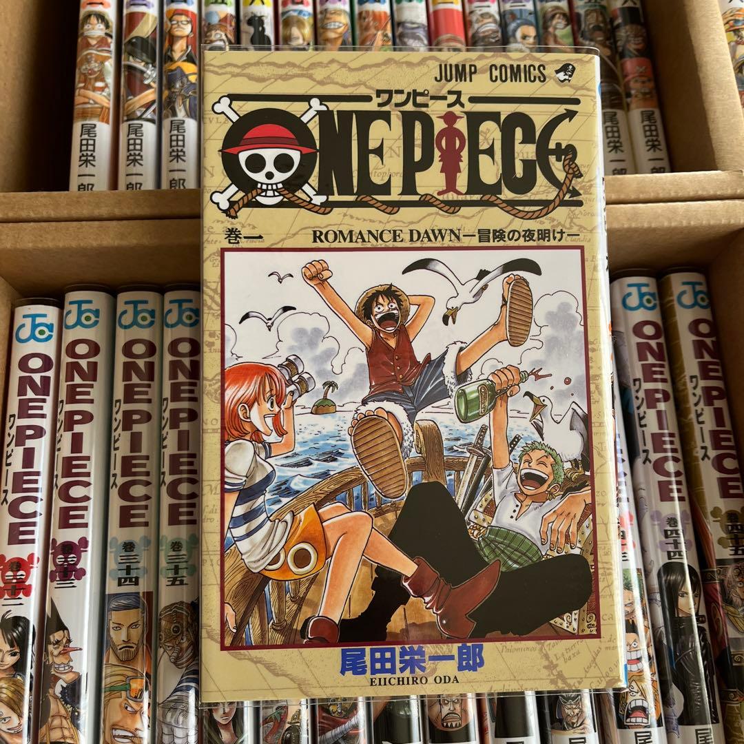 超美品　ビニールカバー付ONE PIECE 1〜101巻専用ケース付き＋巻四十億