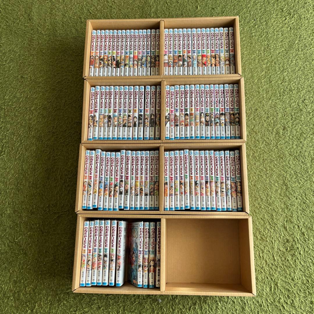超美品　ビニールカバー付ONE PIECE 1〜101巻専用ケース付き＋巻四十億