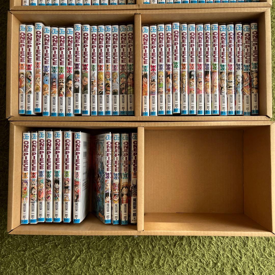 超美品　ビニールカバー付ONE PIECE 1〜101巻専用ケース付き＋巻四十億