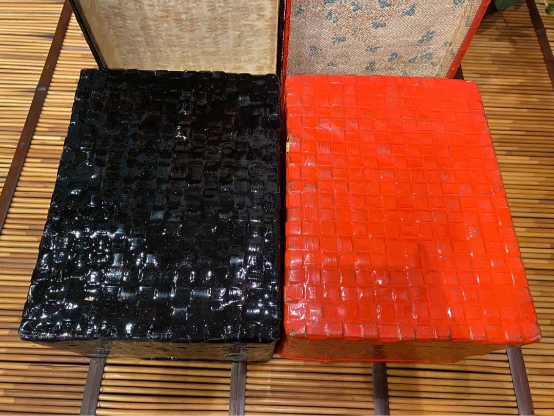 行李 つづら セット 古民具 昭和レトロ 当時物 古道具 和 インテリア