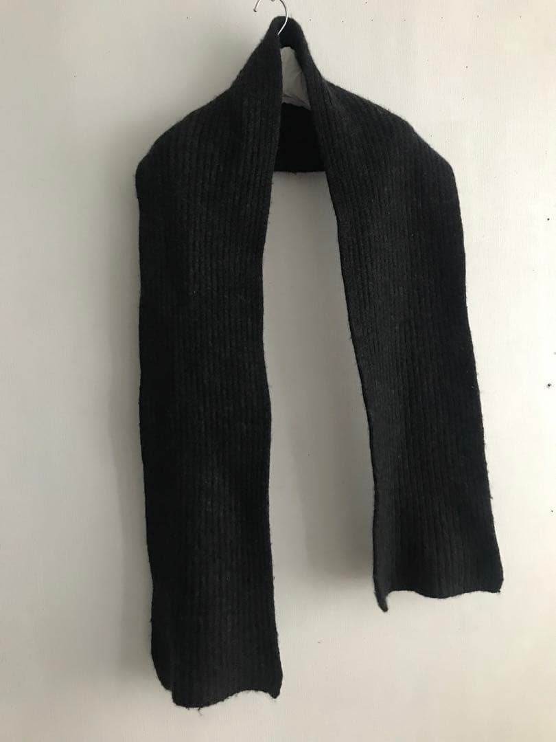 【初期】マルタンマルジェラ　ウールマフラー　チャコール　レア