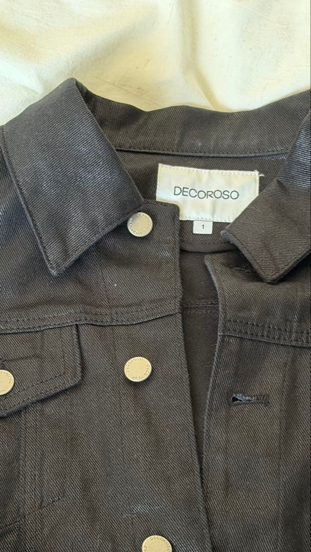 DECOROSO コーティングデニムジャケット サイズ1