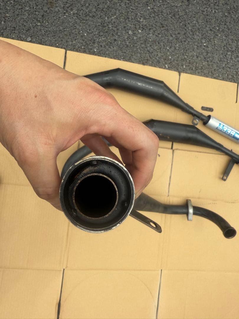 トライスターズ 初期 爆竹チャンバー サメエラ KH250 350SS 当時物