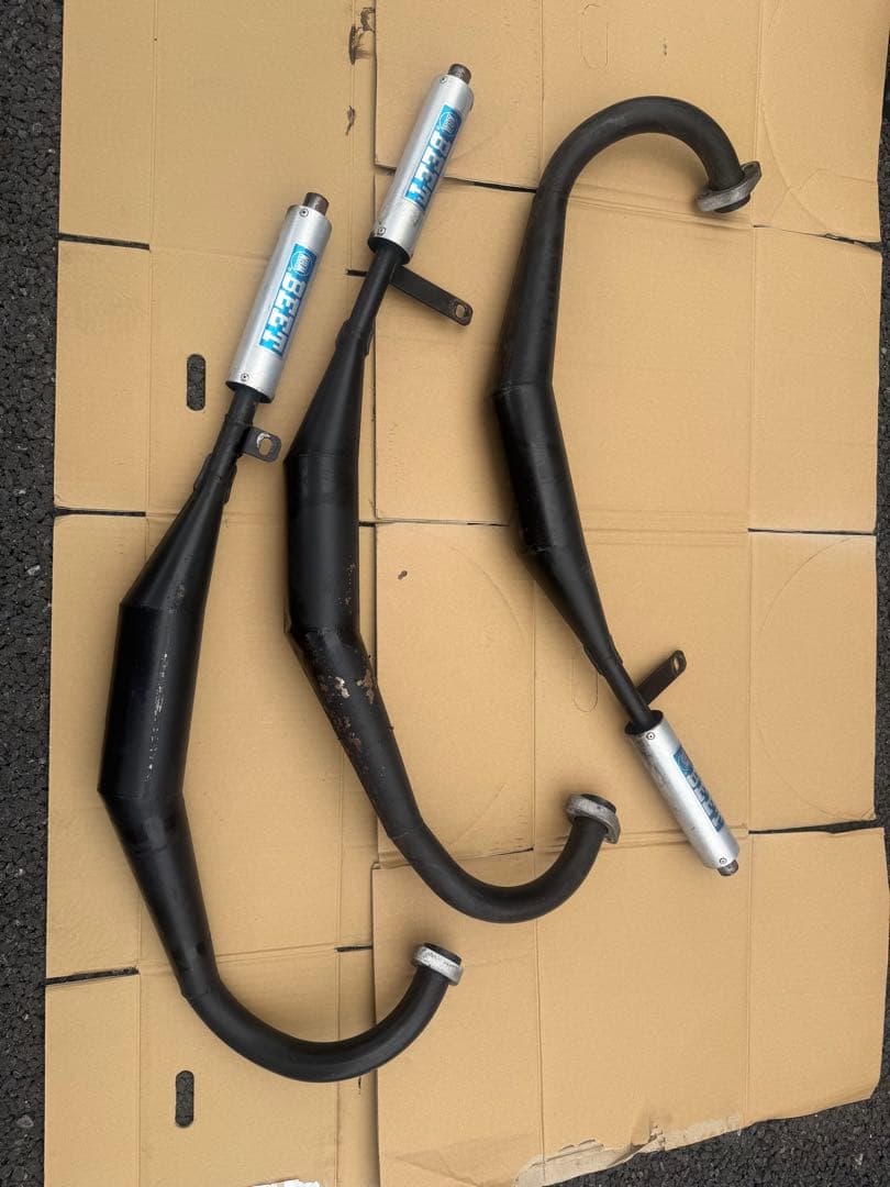 トライスターズ 初期 爆竹チャンバー サメエラ KH250 350SS 当時物