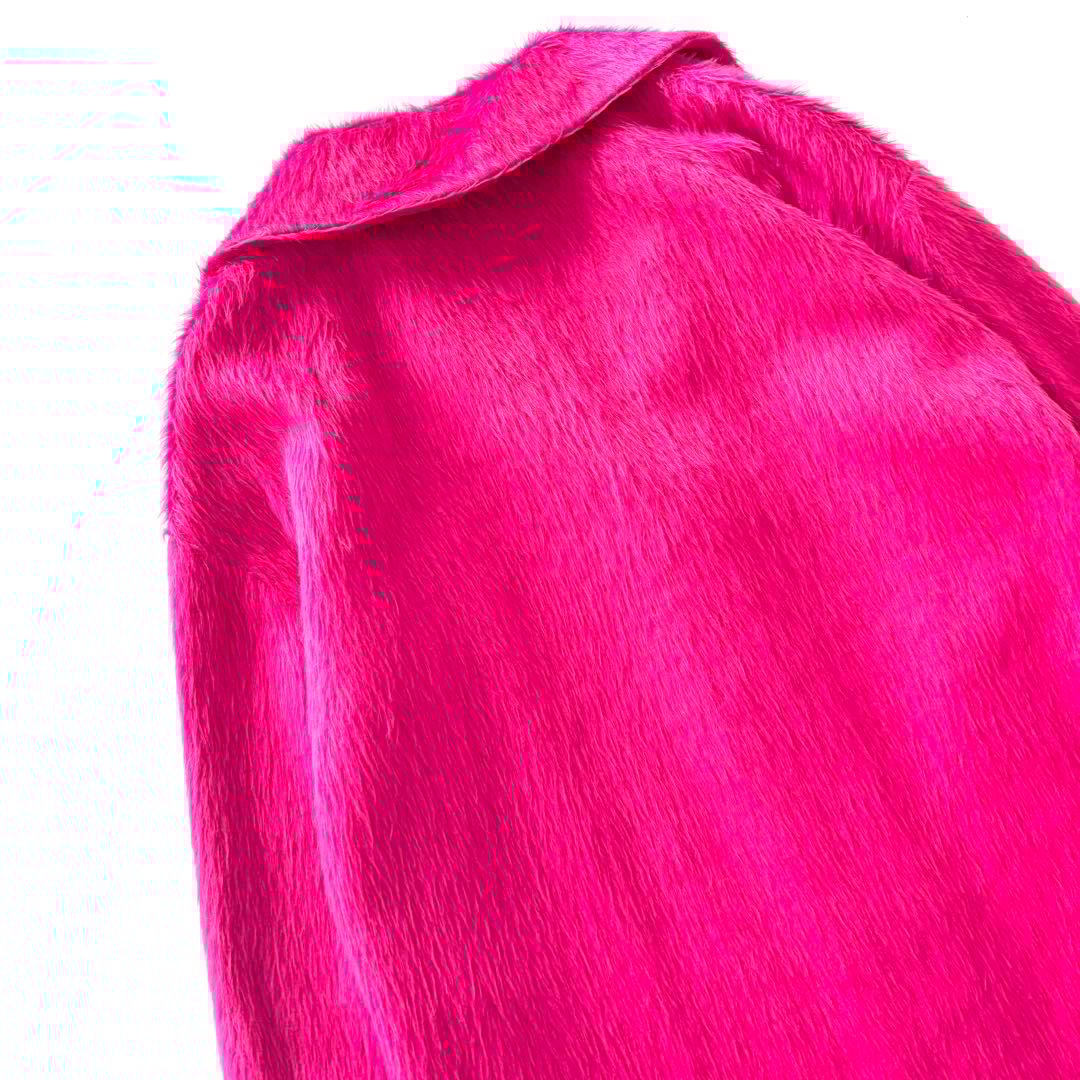 イネド INED アルパカ シャギー チェスター コート