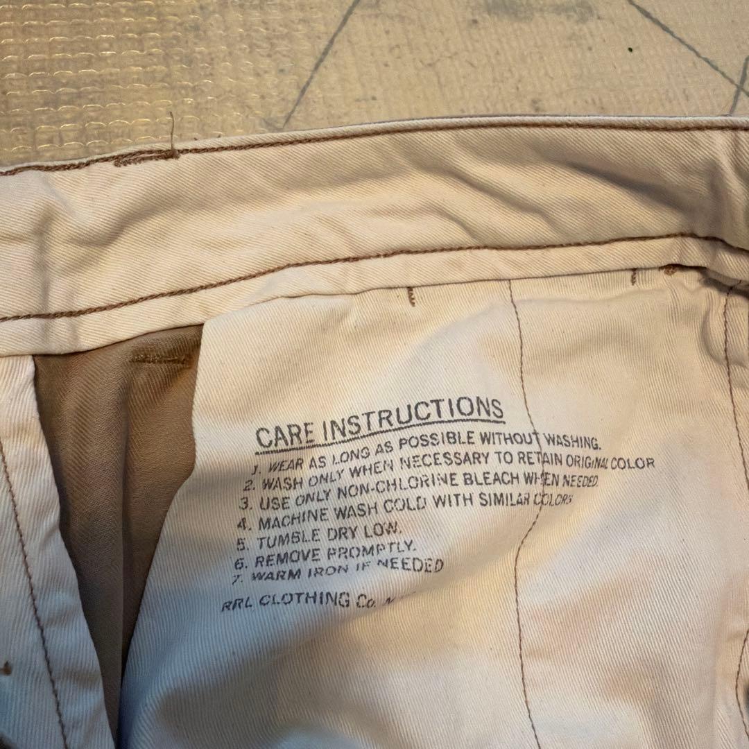 DOUBLE RL ダブルアールエルRRLオフィサーズ トラウザーズ チノパン