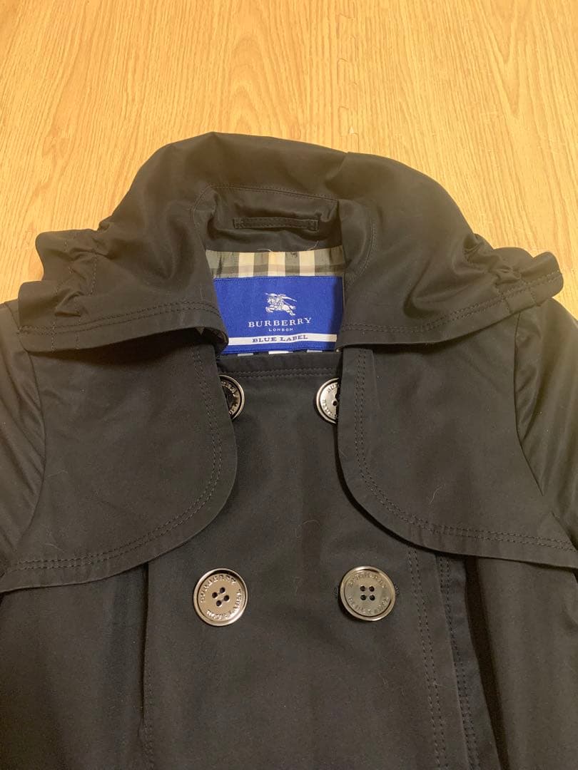 ⭐︎最終価格⭐︎匿名配送【バーバリーブルーレーベル】トレンチコート ブラック