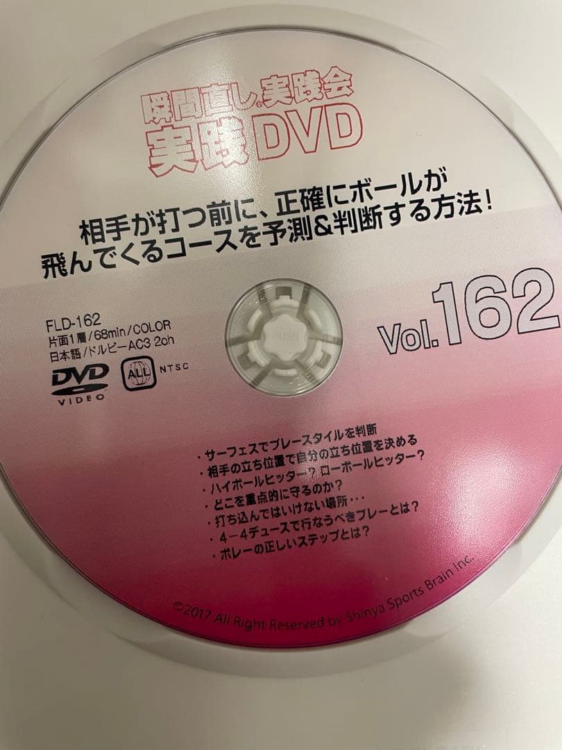 テニスDVD 田中信弥 瞬間直し実践会　Vol.157, 162, 163